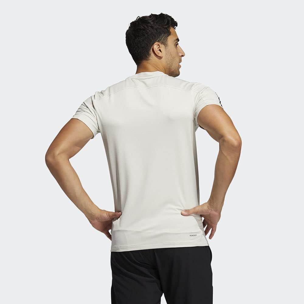 imageadidas Mens Primeblue Designed 2 Move 3Stripes TeeAlumina