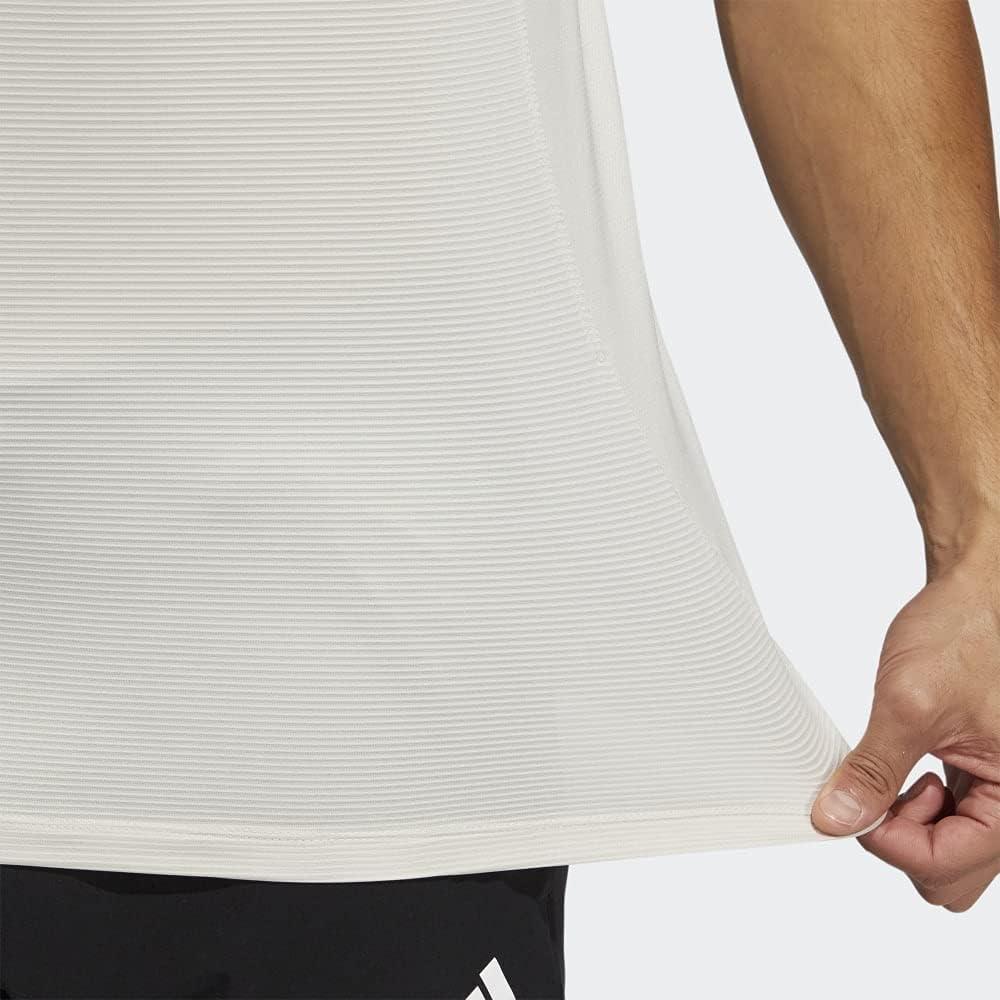 imageadidas Mens Primeblue Designed 2 Move 3Stripes TeeAlumina