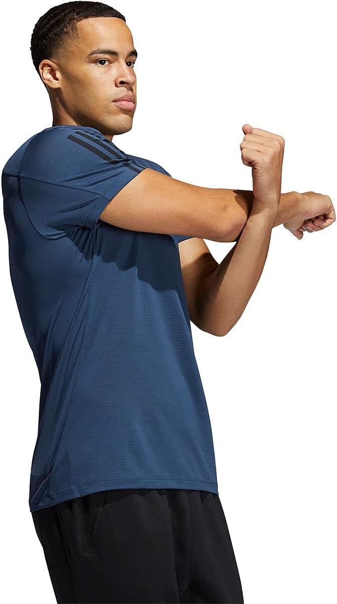 imageadidas Mens Primeblue Designed 2 Move 3Stripes TeeCrew Navy