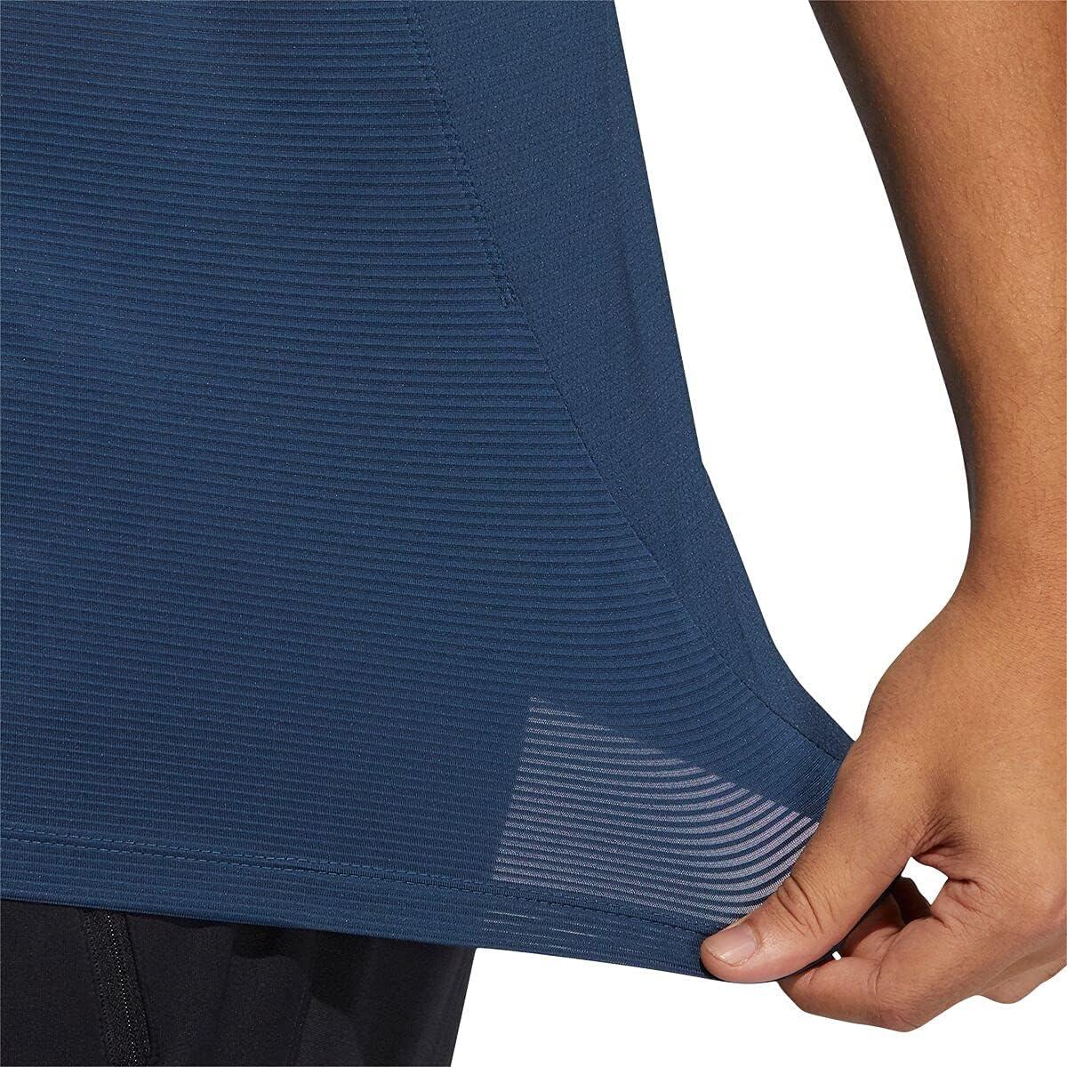 imageadidas Mens Primeblue Designed 2 Move 3Stripes TeeCrew Navy