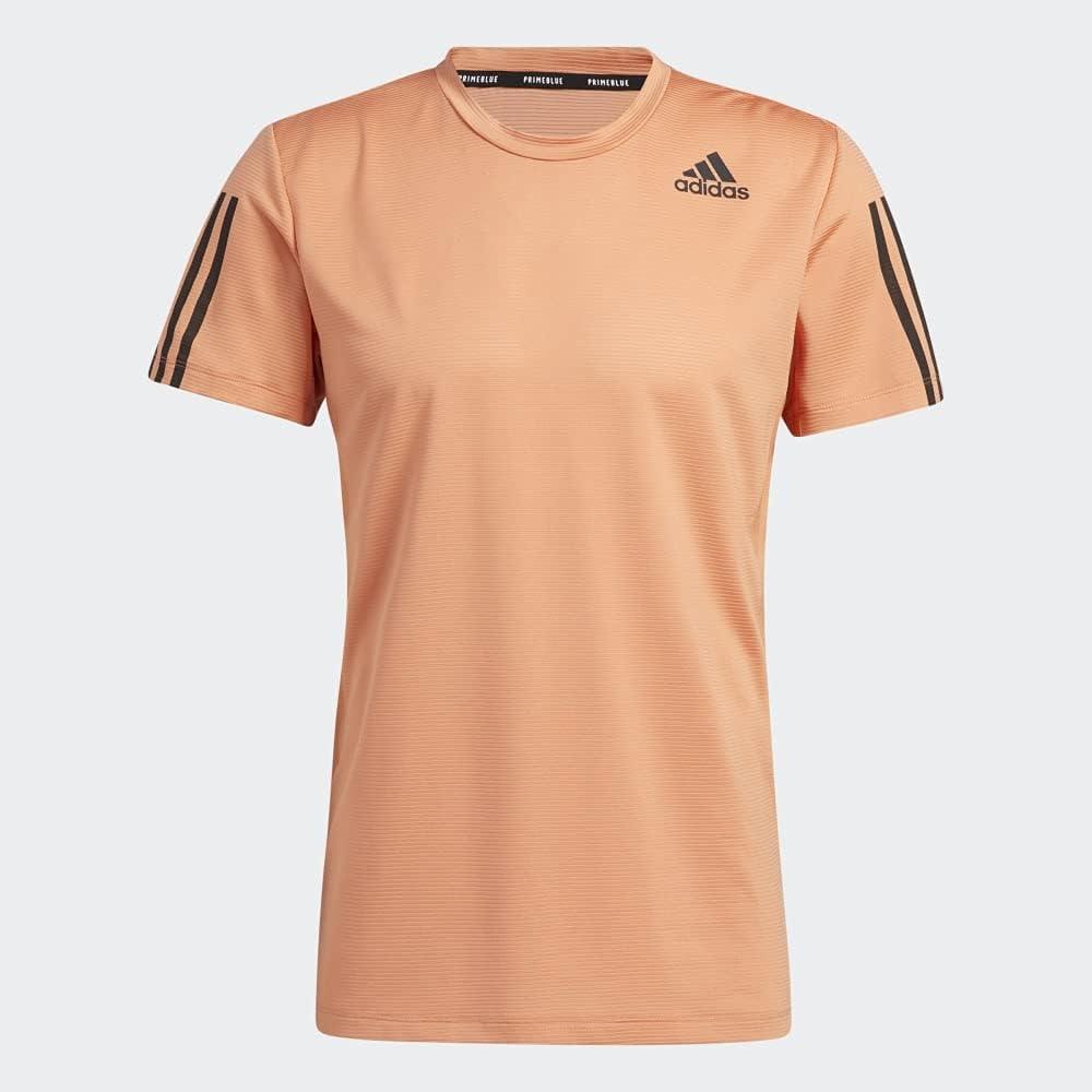 imageadidas Mens Primeblue Designed 2 Move 3Stripes TeeHazy Copper