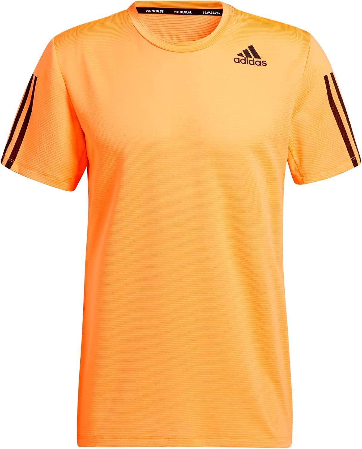 imageadidas Mens Primeblue Designed 2 Move 3Stripes TeeScreaming Orange