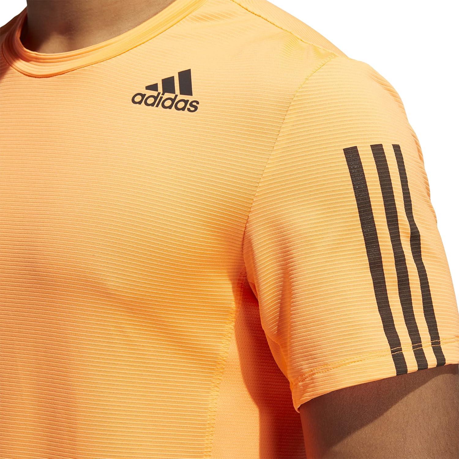 imageadidas Mens Primeblue Designed 2 Move 3Stripes TeeScreaming Orange