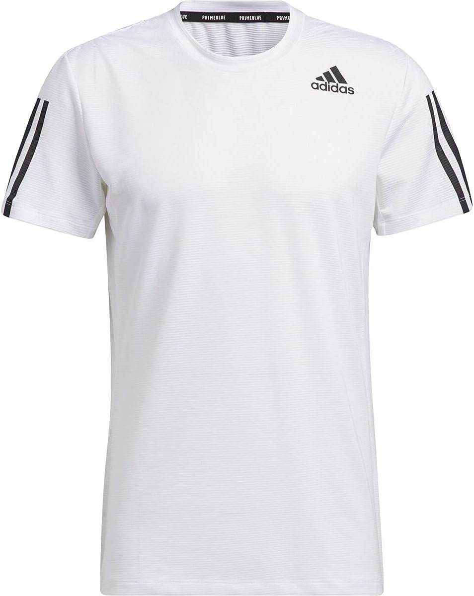 imageadidas Mens Primeblue Designed 2 Move 3Stripes TeeWhite