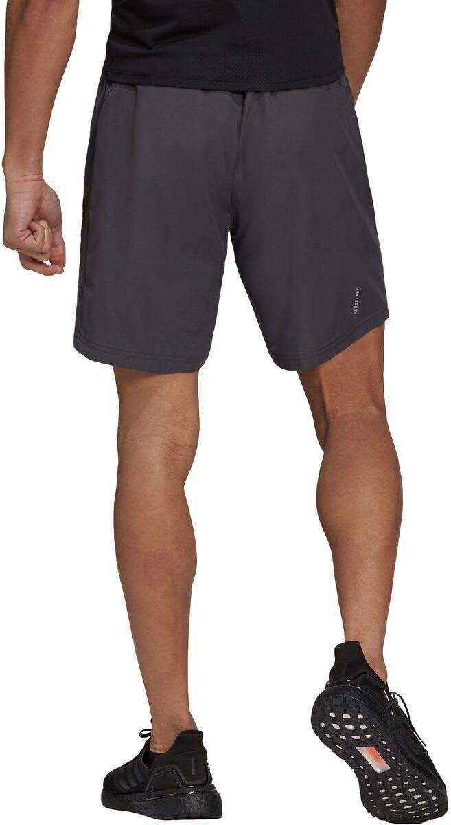 imageadidas Mens Run It 7quot ShortsDark Grey HeatherSolid Grey