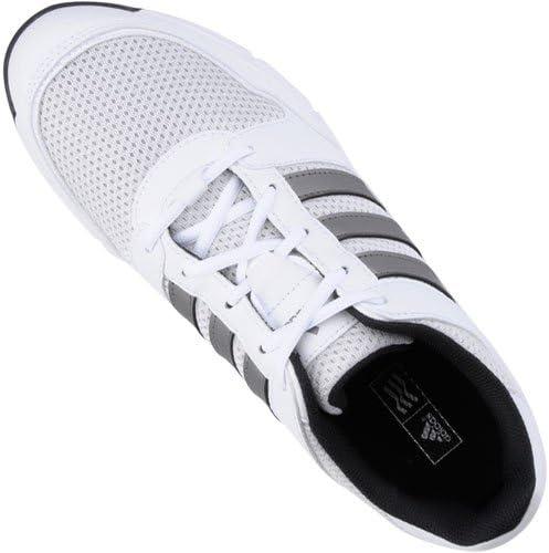 imageadidas Mens Tech Response 20 Golf ShoeWhiteDark Silver Metallic