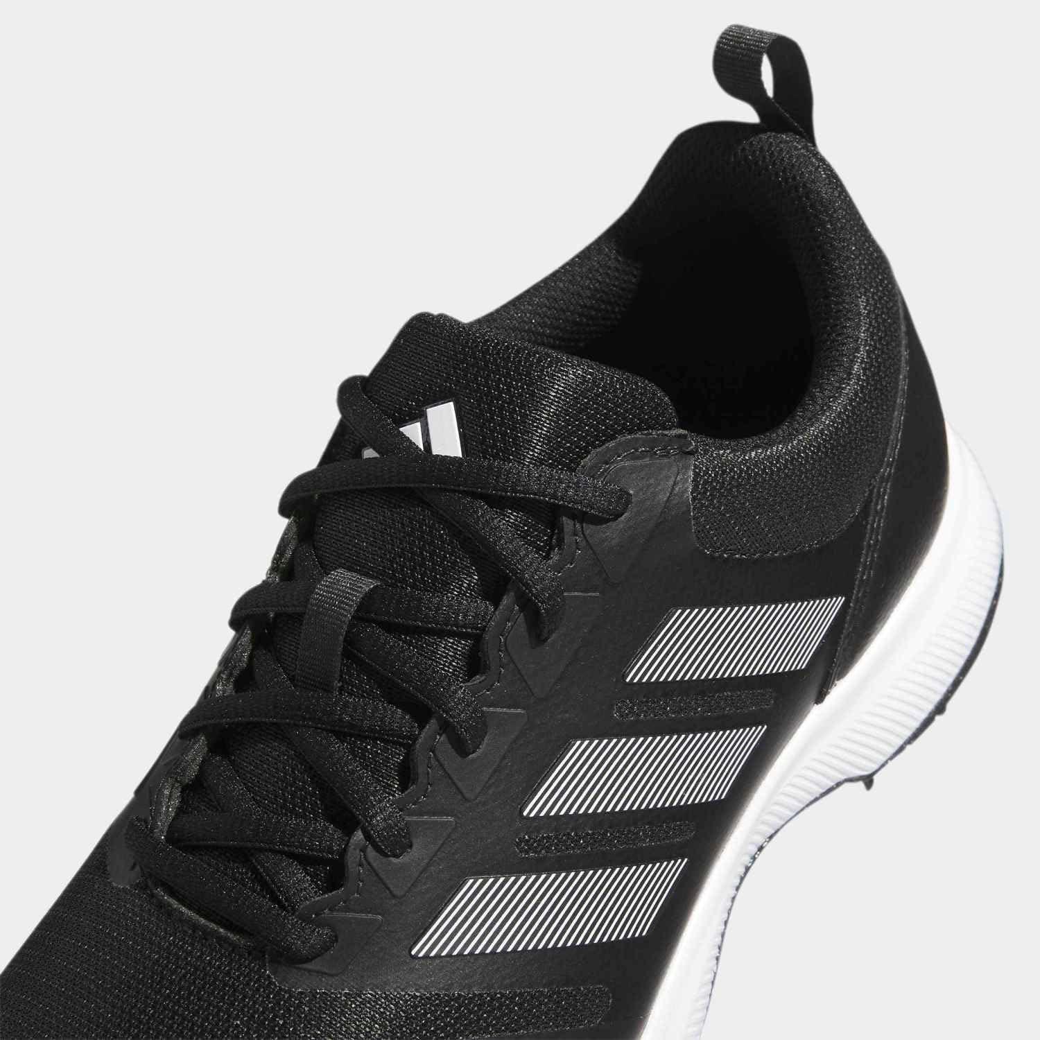 imageadidas Mens Tech Response 30 Spikeless Golf ShoesCore BlackFootwear White