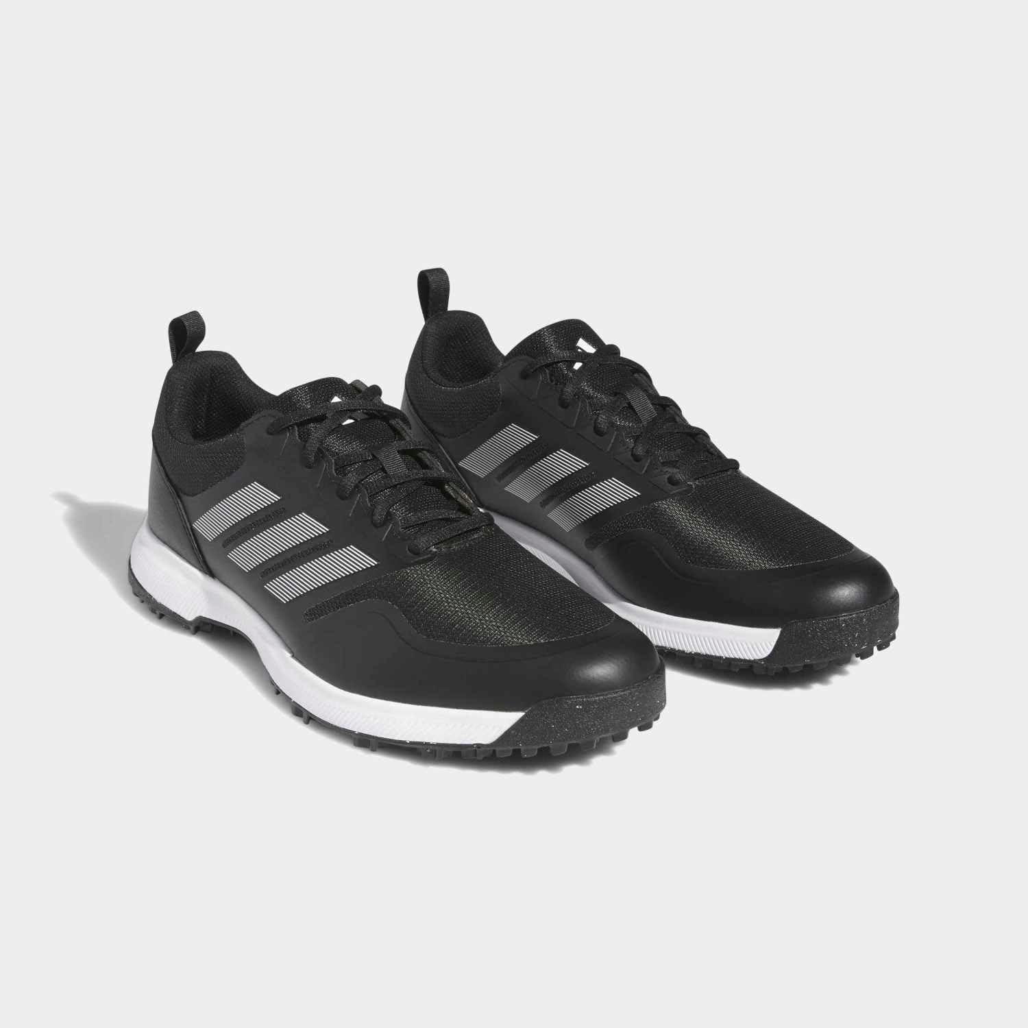 imageadidas Mens Tech Response 30 Spikeless Golf ShoesCore BlackFootwear White