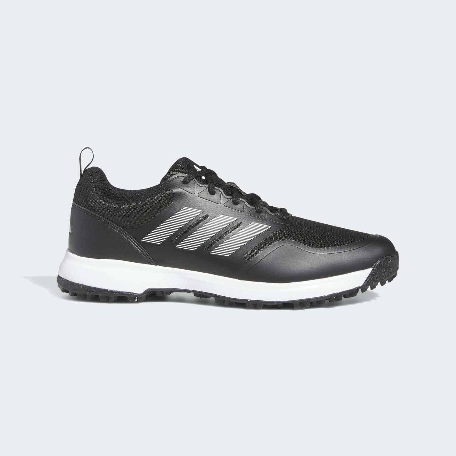 imageadidas Mens Tech Response 30 Spikeless Golf ShoesCore BlackFootwear White