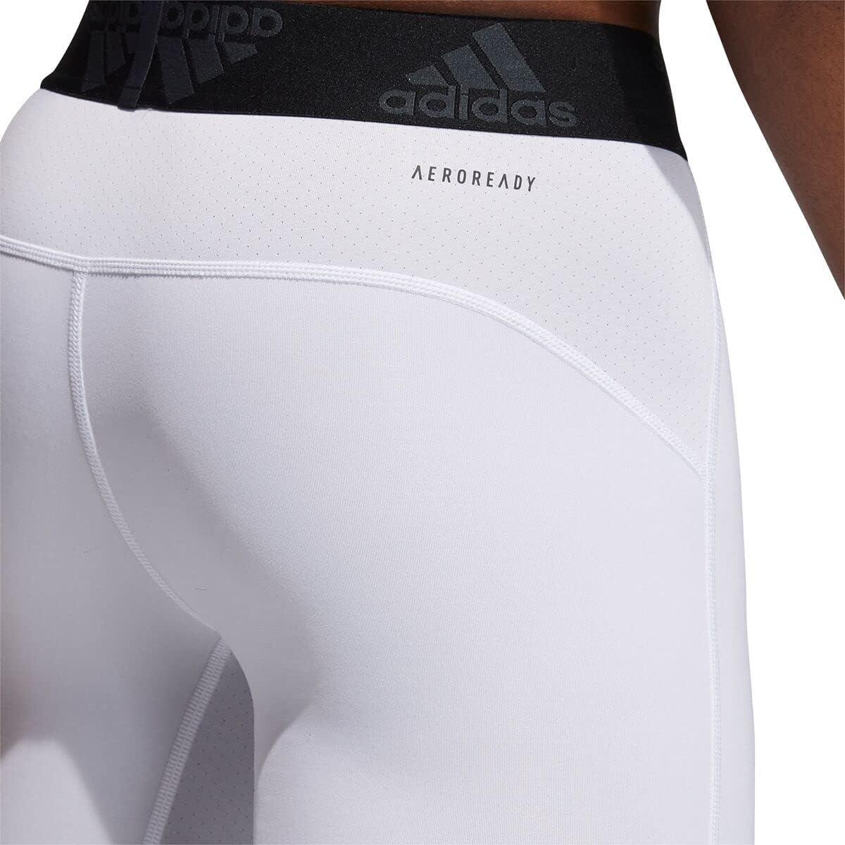 imageadidas Mens Techfit Short TightsWhite