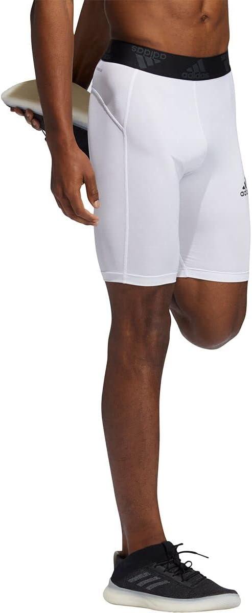 imageadidas Mens Techfit Short TightsWhite