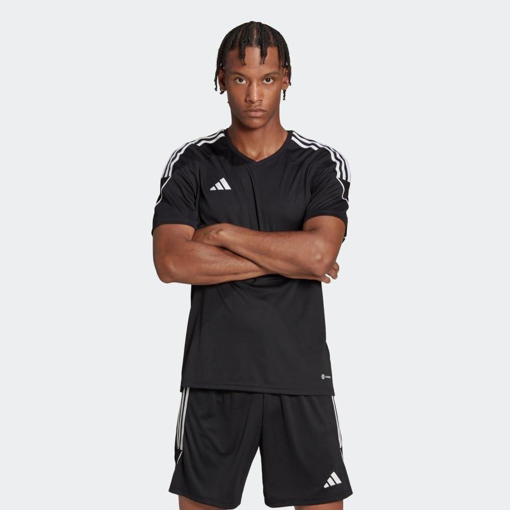 imageadidas Mens Tiro 23 JerseyBlackWhite