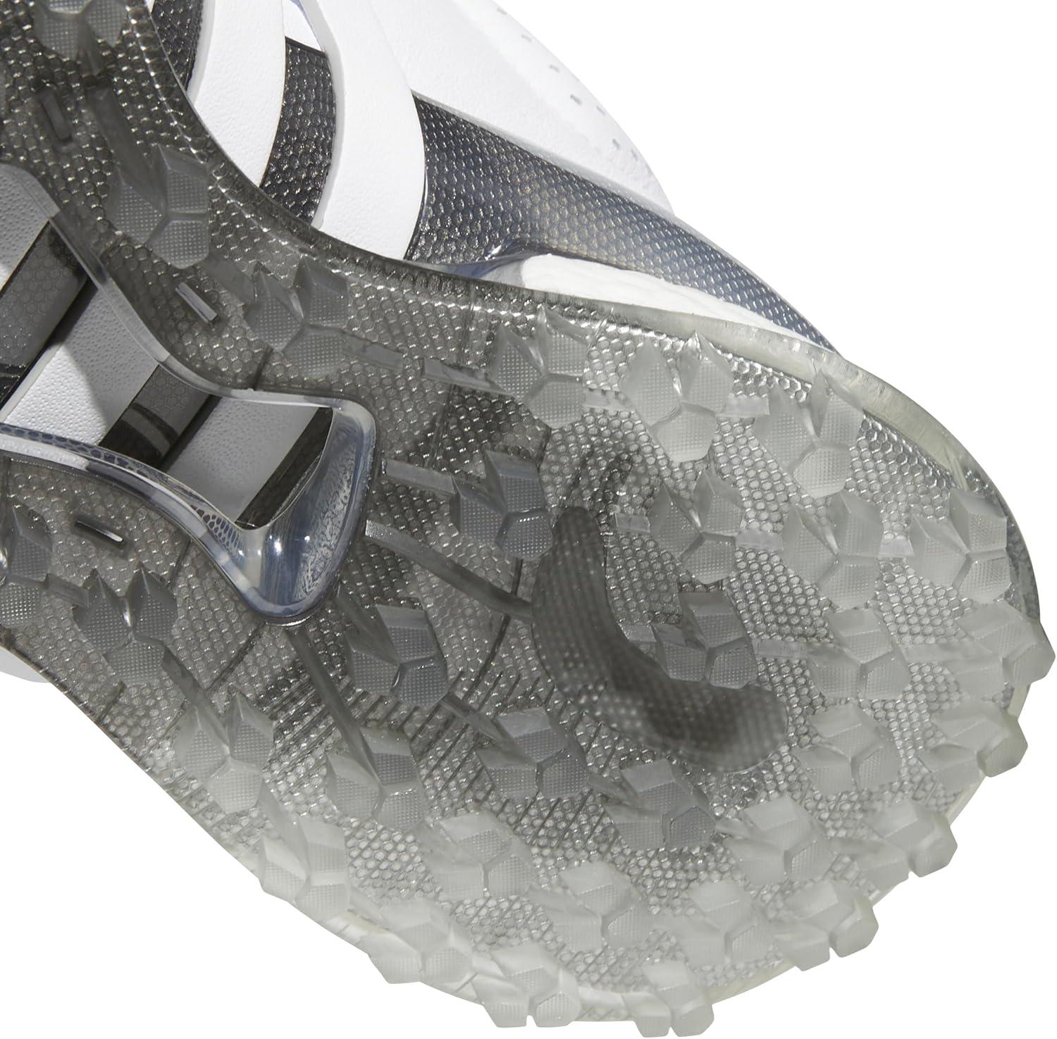 imageadidas Mens Tour360 25 Wide Spikeless ShoesFootwear WhiteFootwear WhiteSilver Metallic