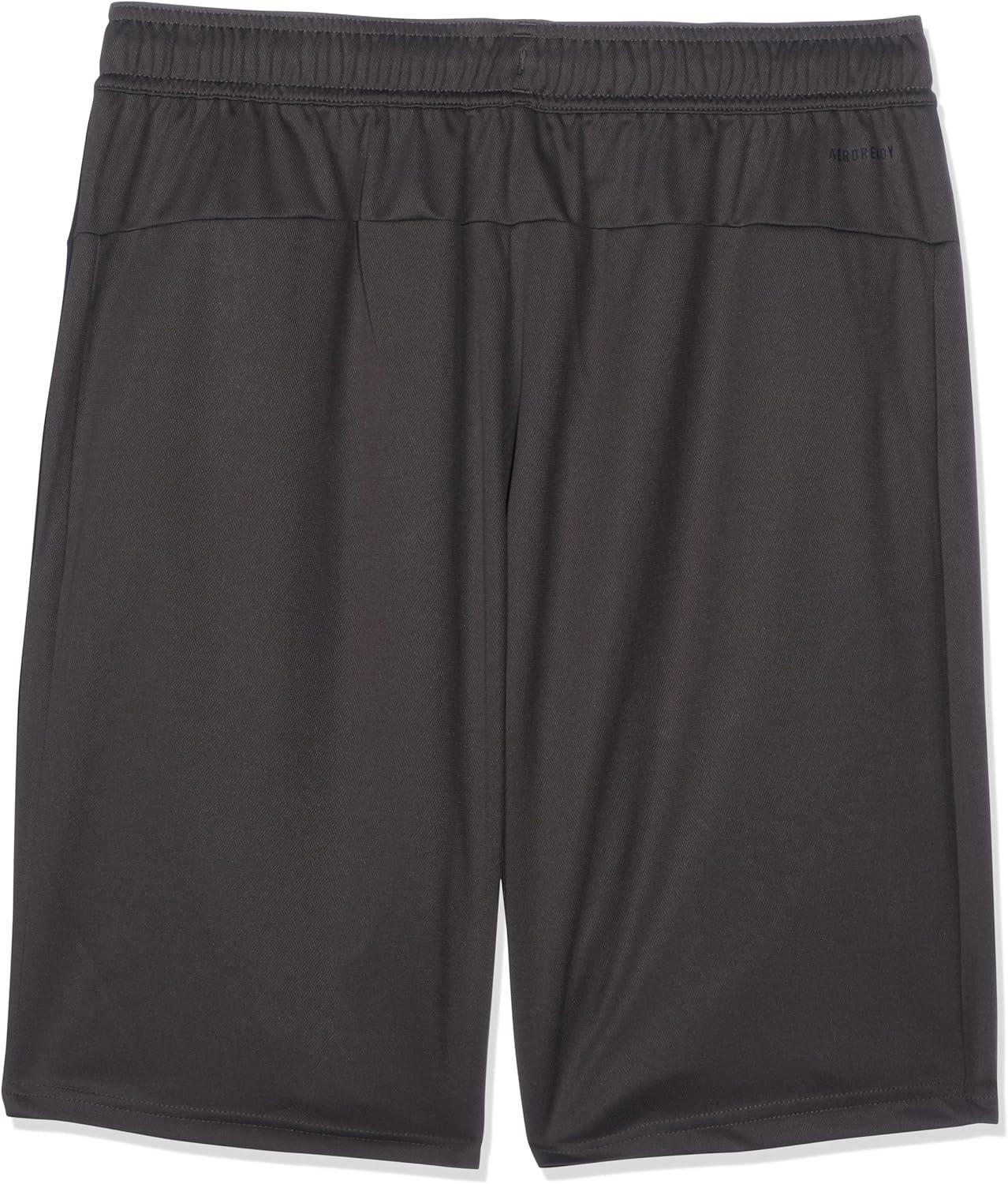 imageadidas Mens Train Essentials Piqu 3Stripes ShortsShadow OliveBlack
