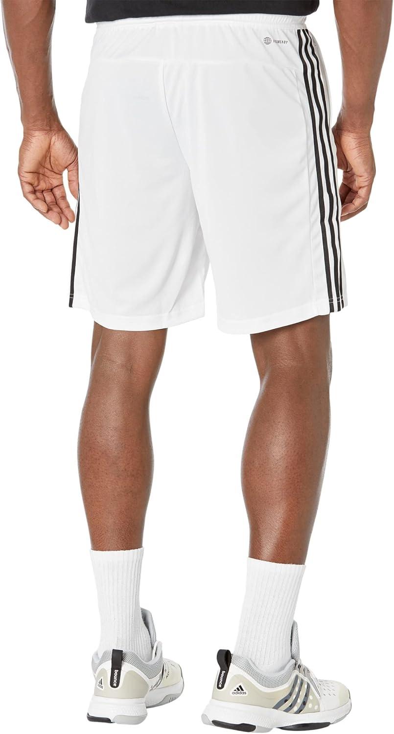 imageadidas Mens Train Essentials Piqu 3Stripes ShortsWhiteBlack