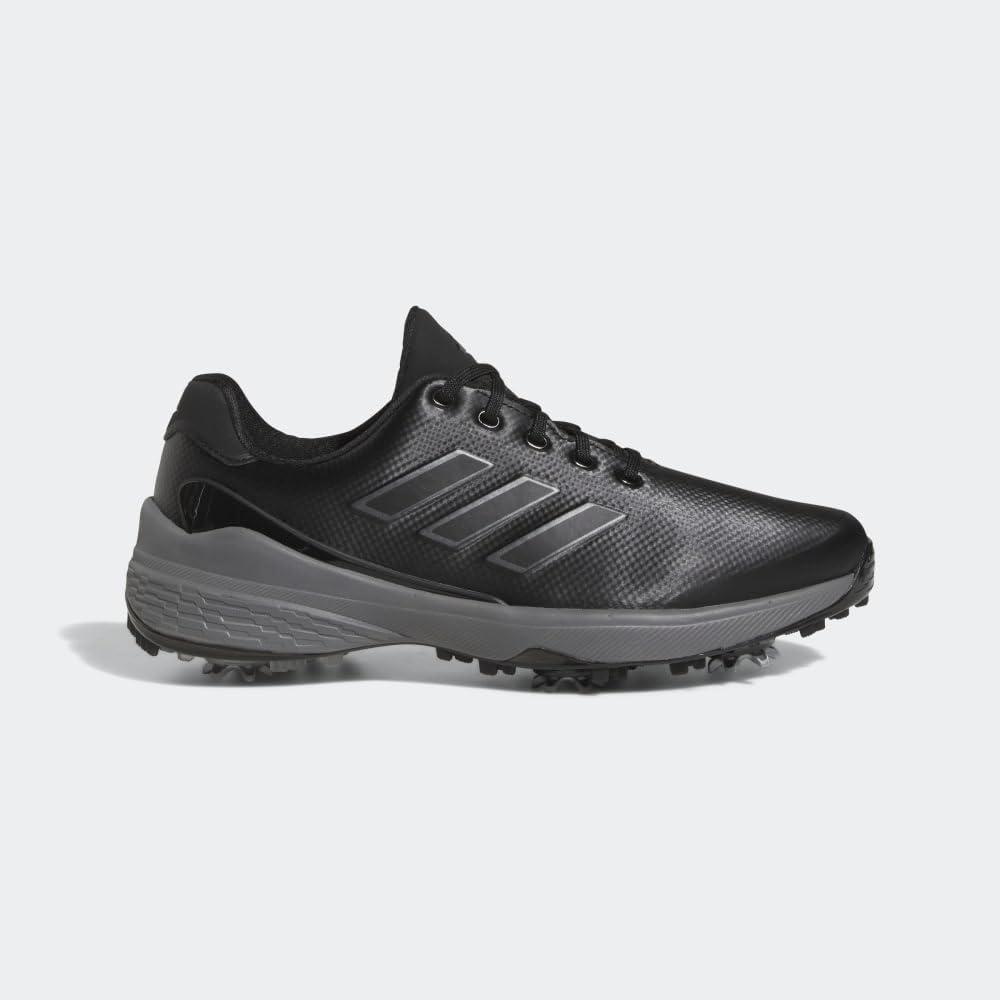 imageadidas Mens ZG23 Golf ShoeCore BlackDark Silver MetallicSilver Metallic