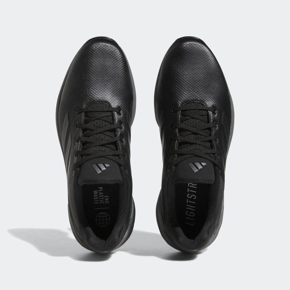 imageadidas Mens ZG23 Golf ShoeCore BlackDark Silver MetallicSilver Metallic