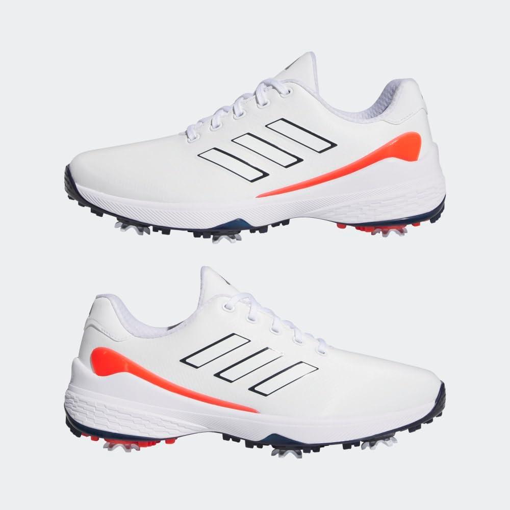 imageadidas Mens ZG23 Golf ShoeFootwear WhiteCollegiate NavyBright Red