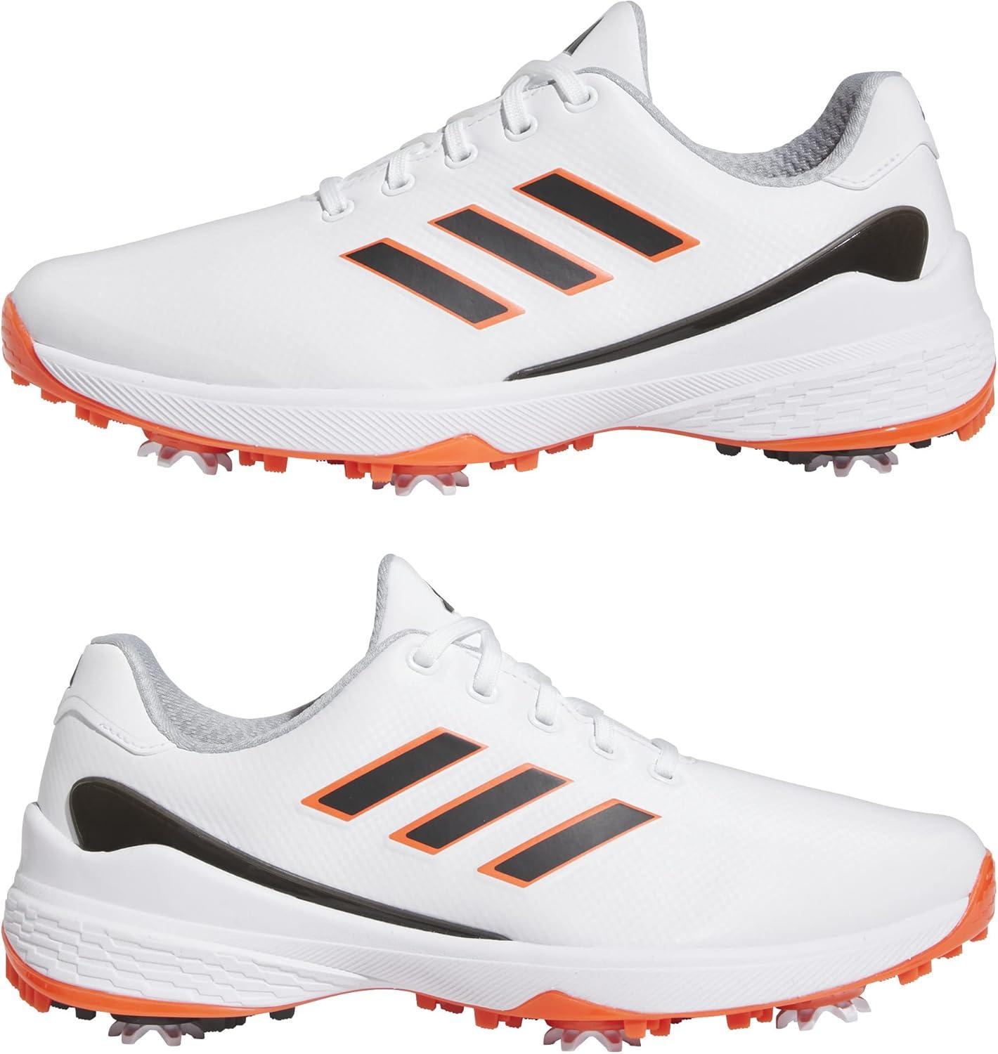 imageadidas Mens ZG23 Golf ShoeFootwear WhiteCore BlackSemi Solar Red