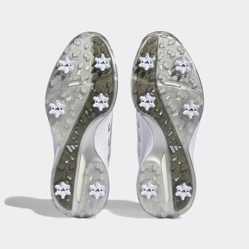 imageadidas Mens ZG23 Golf ShoeFootwear WhiteDark Silver MetallicSilver Metallic