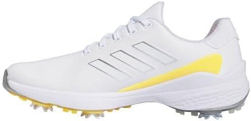 imageadidas Mens ZG23 Golf ShoeFtwrwhiteSilvermetSpark