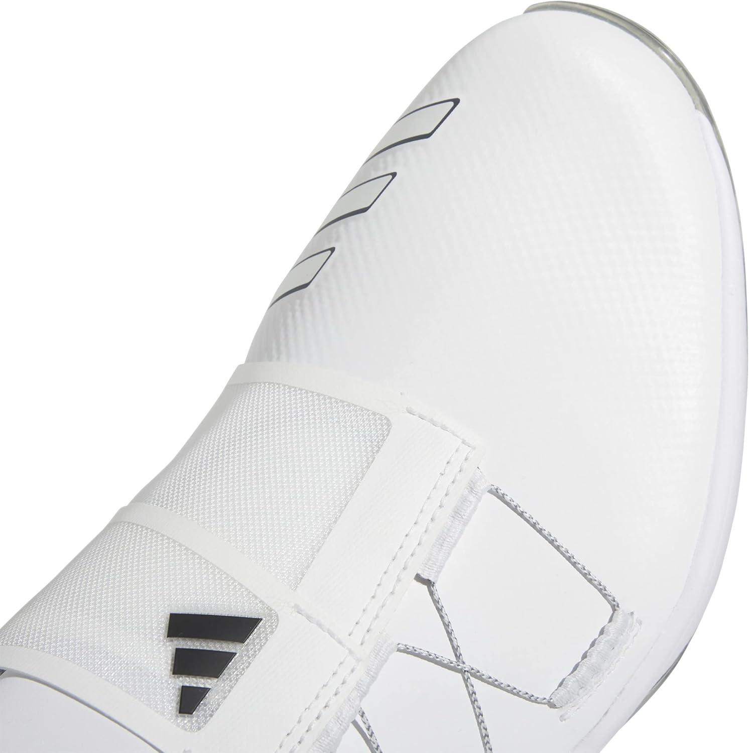 imageadidas Mens Zg23 Boa Wide Golf Sneakers Shoes WhiteFootwear WhiteCore BlackSilver Metallic