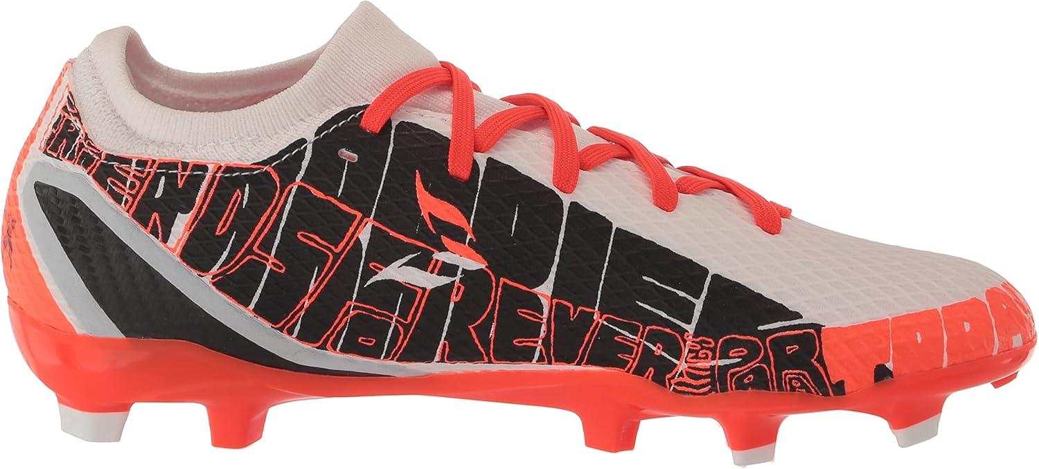 imageadidas UnisexAdult Speedportal Messi3 Firm Ground Soccer ShoesWhiteBlackSolar Red
