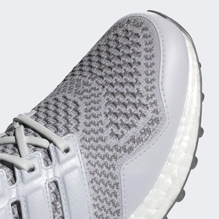 imageadidas UnisexAdult Ultraboost Spikeless Golf ShoesDash GreyFootwear WhitePreloved Scarlet