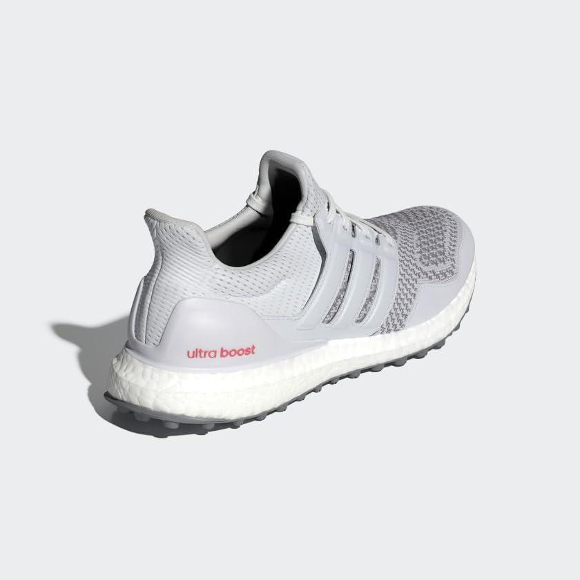 imageadidas UnisexAdult Ultraboost Spikeless Golf ShoesDash GreyFootwear WhitePreloved Scarlet