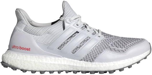 imageadidas UnisexAdult Ultraboost Spikeless Golf ShoesDash GreyFootwear WhitePreloved Scarlet