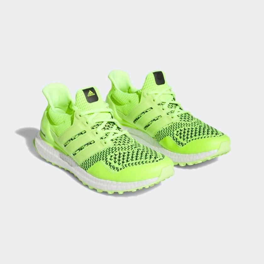 imageadidas UnisexAdult Ultraboost Spikeless Golf ShoesLucid LemonCore Black