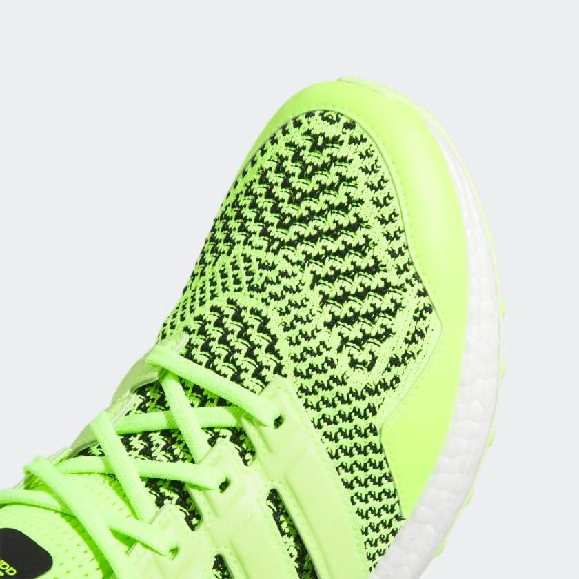 imageadidas UnisexAdult Ultraboost Spikeless Golf ShoesLucid LemonCore Black