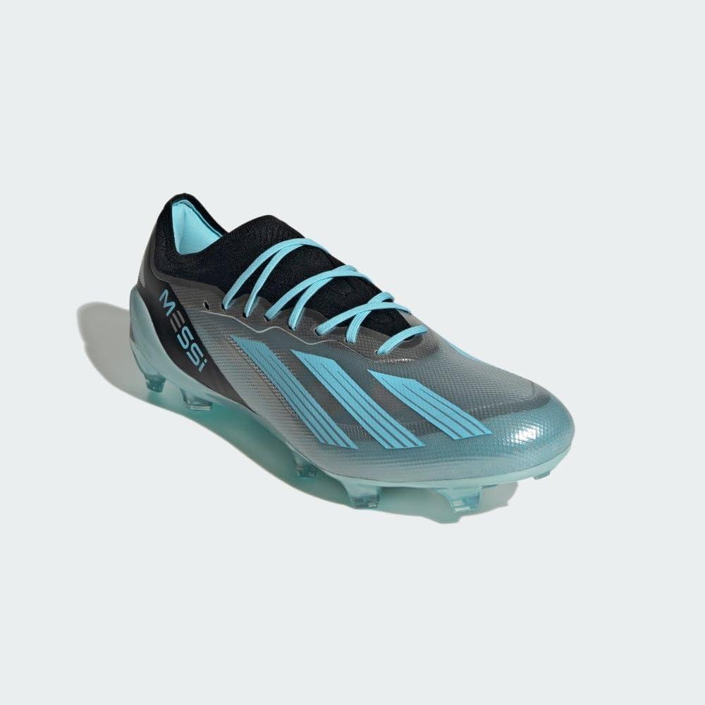 imageadidas UnisexAdult X Crazyfast Messi3 Firm Ground SneakerSilver Metallicbliss Bluecore Black