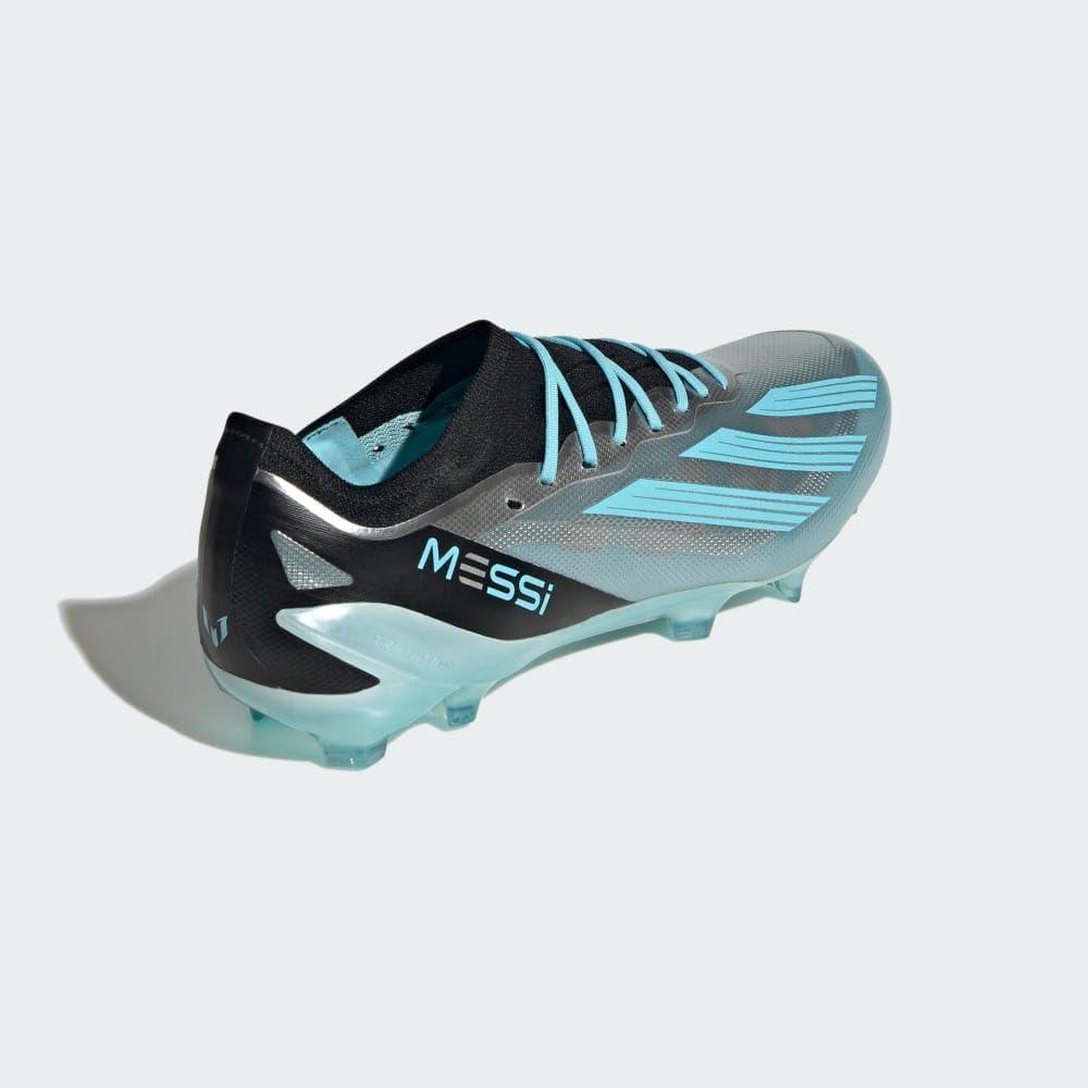 imageadidas UnisexAdult X Crazyfast Messi3 Firm Ground SneakerSilver Metallicbliss Bluecore Black