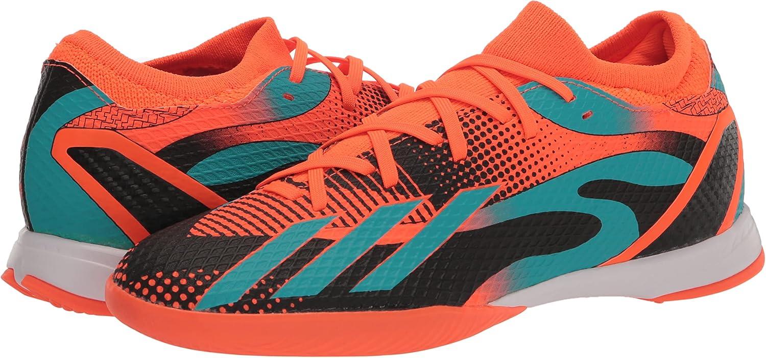 imageadidas UnisexAdult X Speedportal Messi3 Indoor Soccer ShoeTeam Solar OrangeMint RushBlack