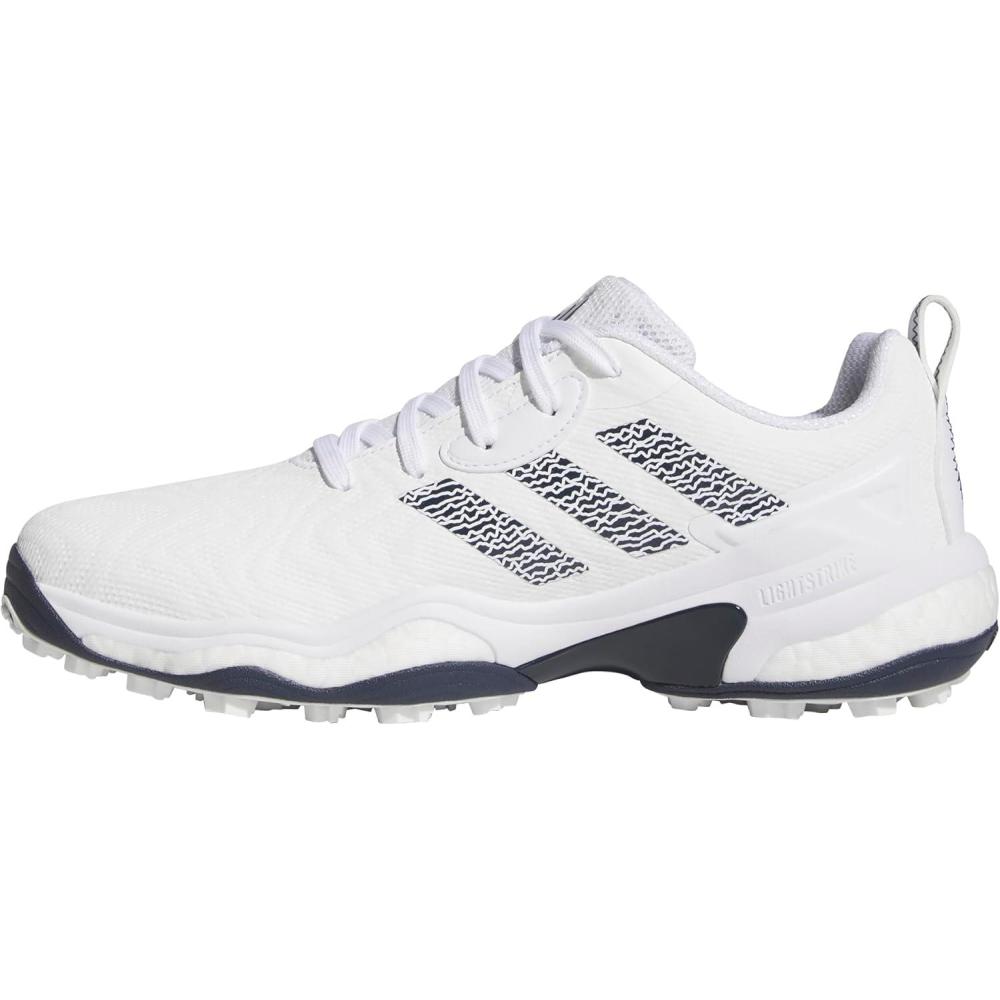 imageAdidas Mens Golf CODECHAOS 25 Spikeless ShoesFootwear WhiteCollegiate NavyFootwear White