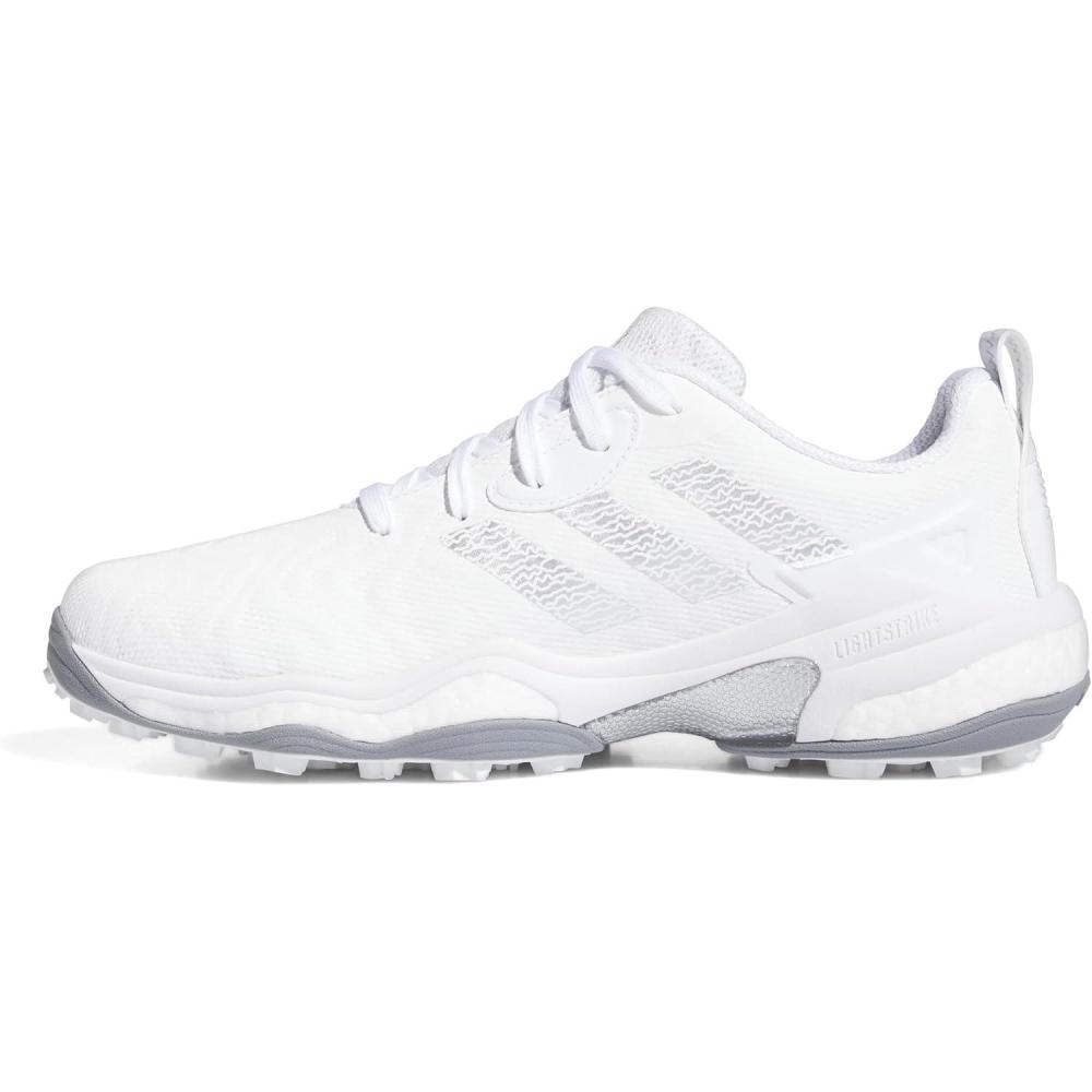 imageAdidas Mens Golf CODECHAOS 25 Spikeless ShoesFootwear WhiteSilver MetallicGrey Two