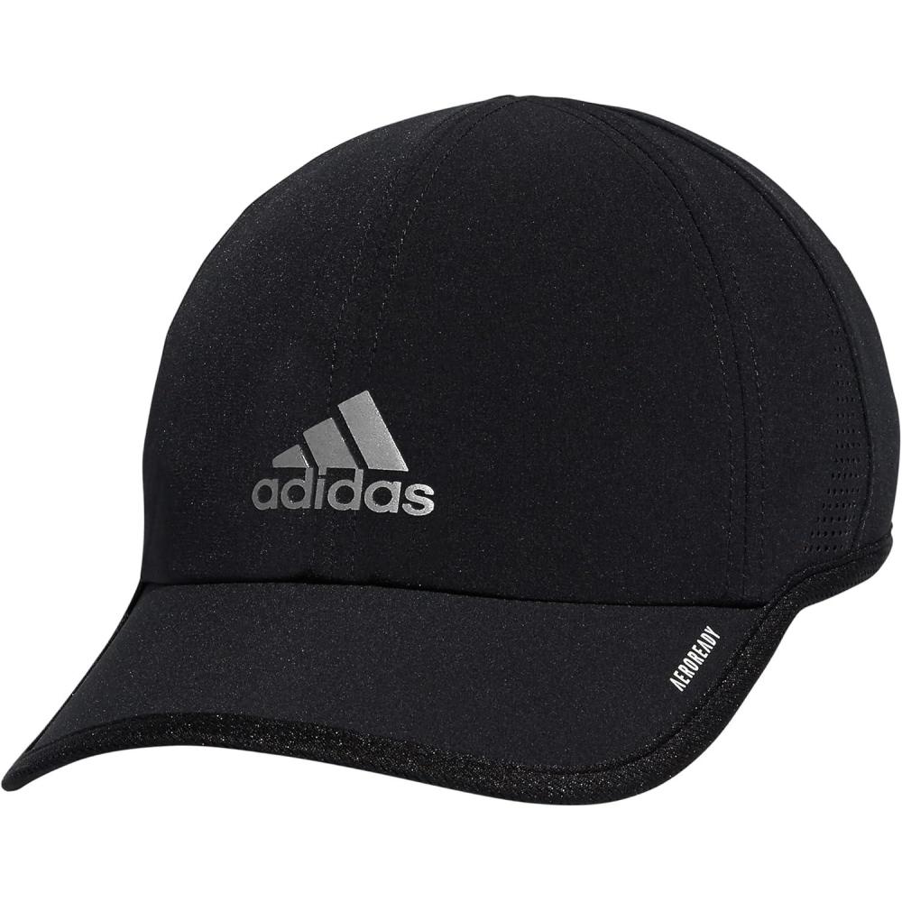 imageAdidas Superlite Athletic Caps Running Hat MenBlackSilver Reflective20