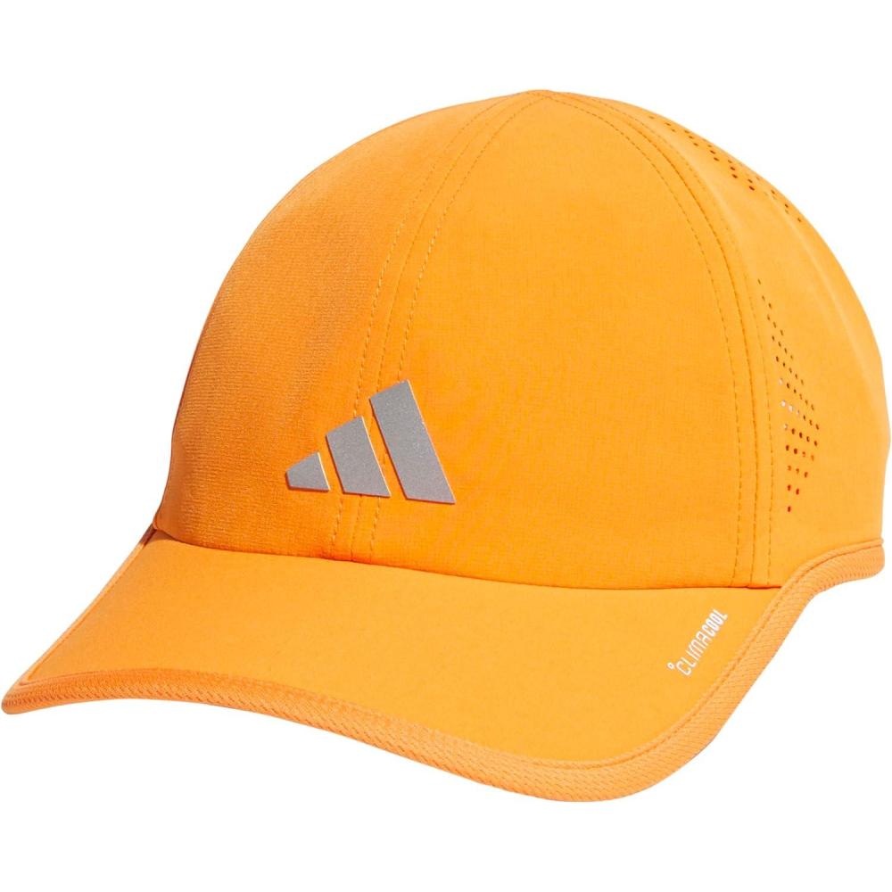 imageAdidas Superlite Athletic Caps Running Hat MenPure OrangeSilver MetallicWhite30