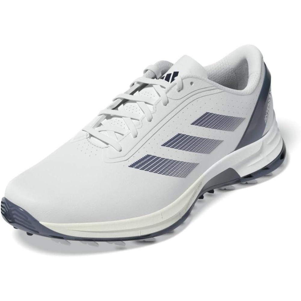 imageadidas Mens Adizero Zg Spikeless Golf ShoesFootwear WhiteCollegiate NavyZero Metallic
