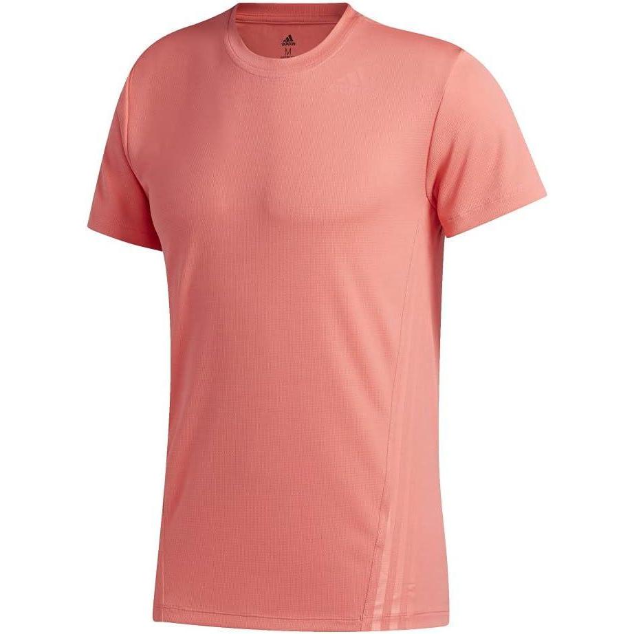imageadidas Mens Aeroready 3Stripes TeeSemi Flash Red