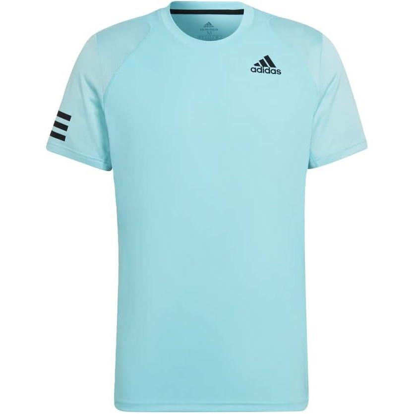 imageadidas Mens Club Tennis 3Stripes TeePulse AquaBlack