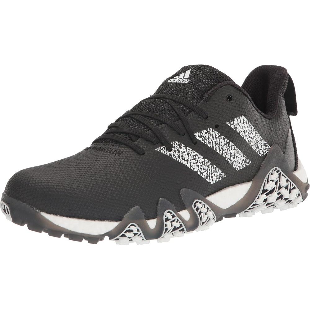 imageadidas Mens Codechaos 22 Spikeless Golf Golf Sneakers Shoes  Silver WhiteCore BlackFootwear WhiteGrey Five