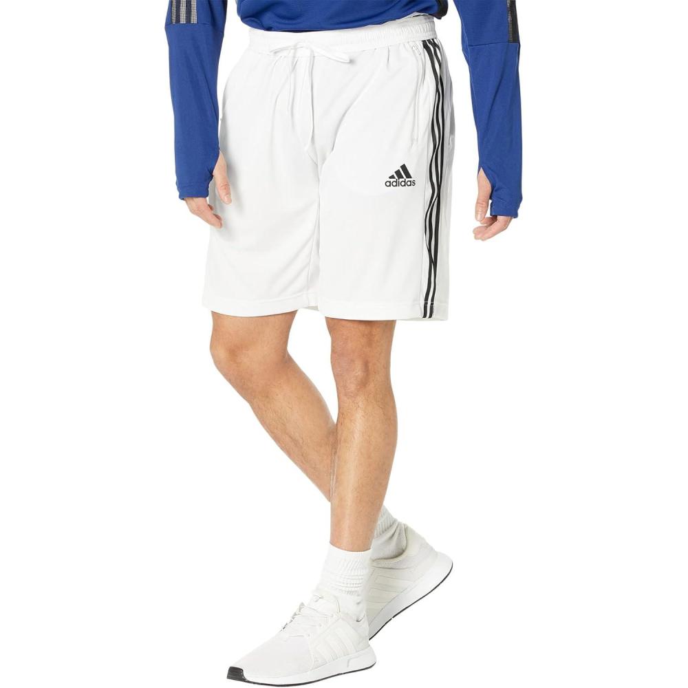 imageadidas Mens Designed 2 Move 3Stripes Primeblue ShortsWhiteBlack