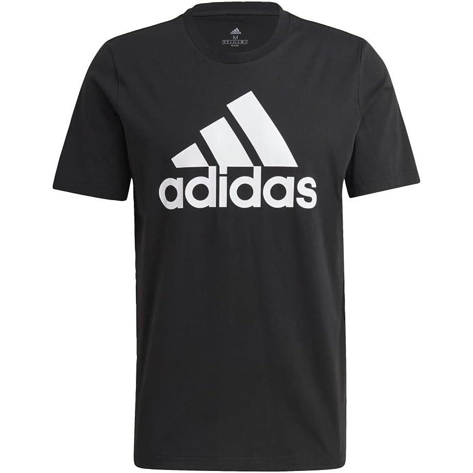 imageadidas Mens Essentials Big Logo Tee BlackwhiteBlackWhite