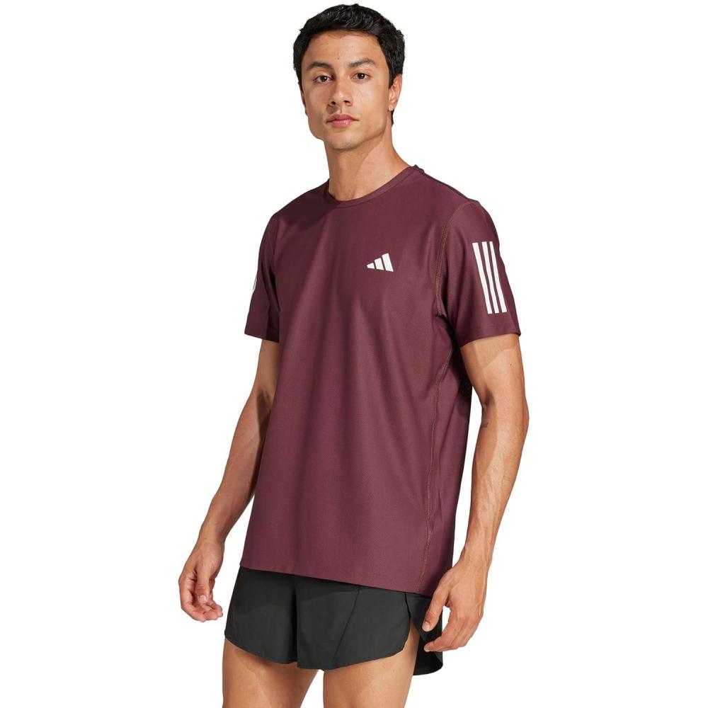 imageadidas Mens Own The Run TShirtAurora Ruby