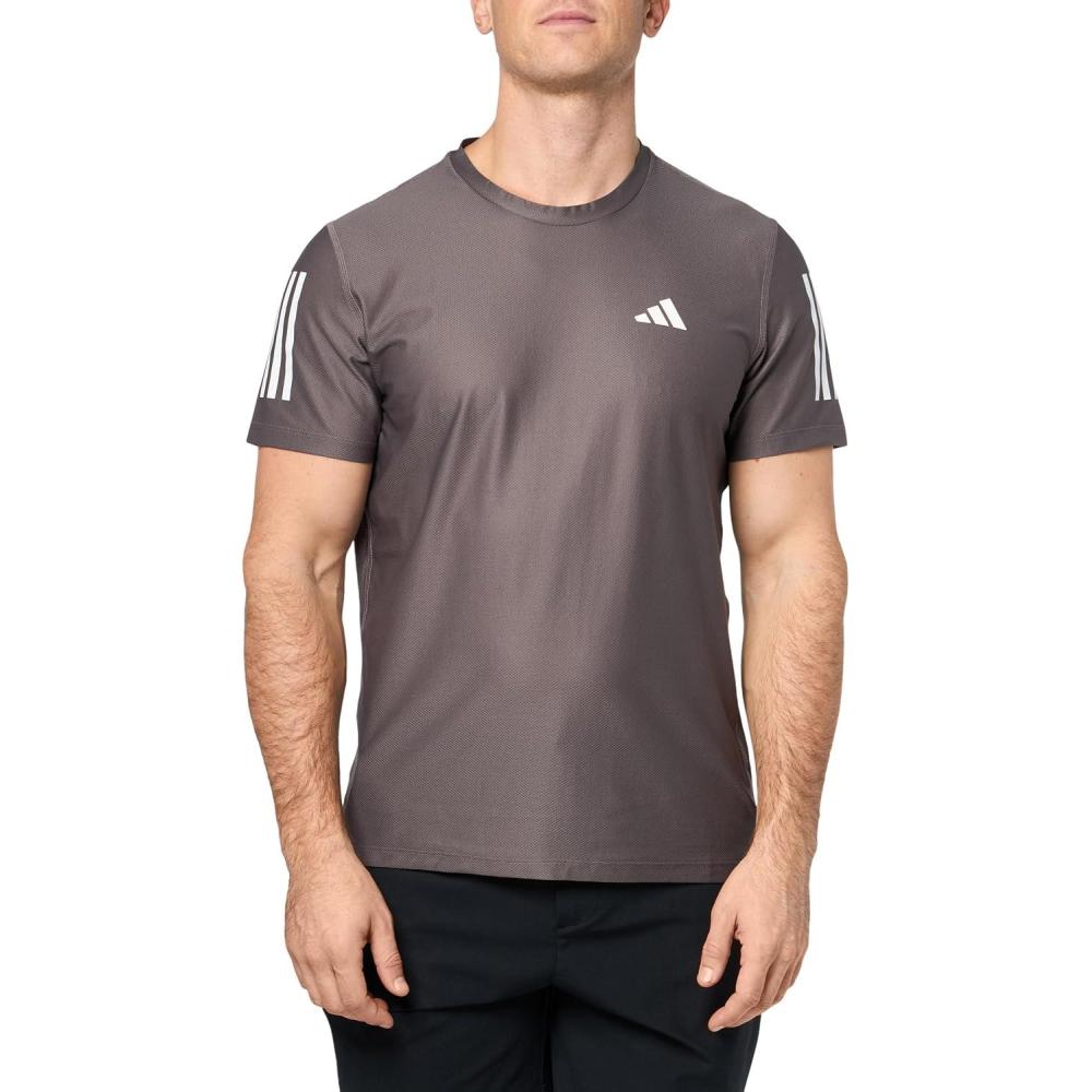imageadidas Mens Own The Run TShirtCharcoal