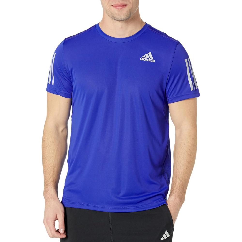 imageadidas Mens Own The Run TShirtLucid BlueReflective Silver