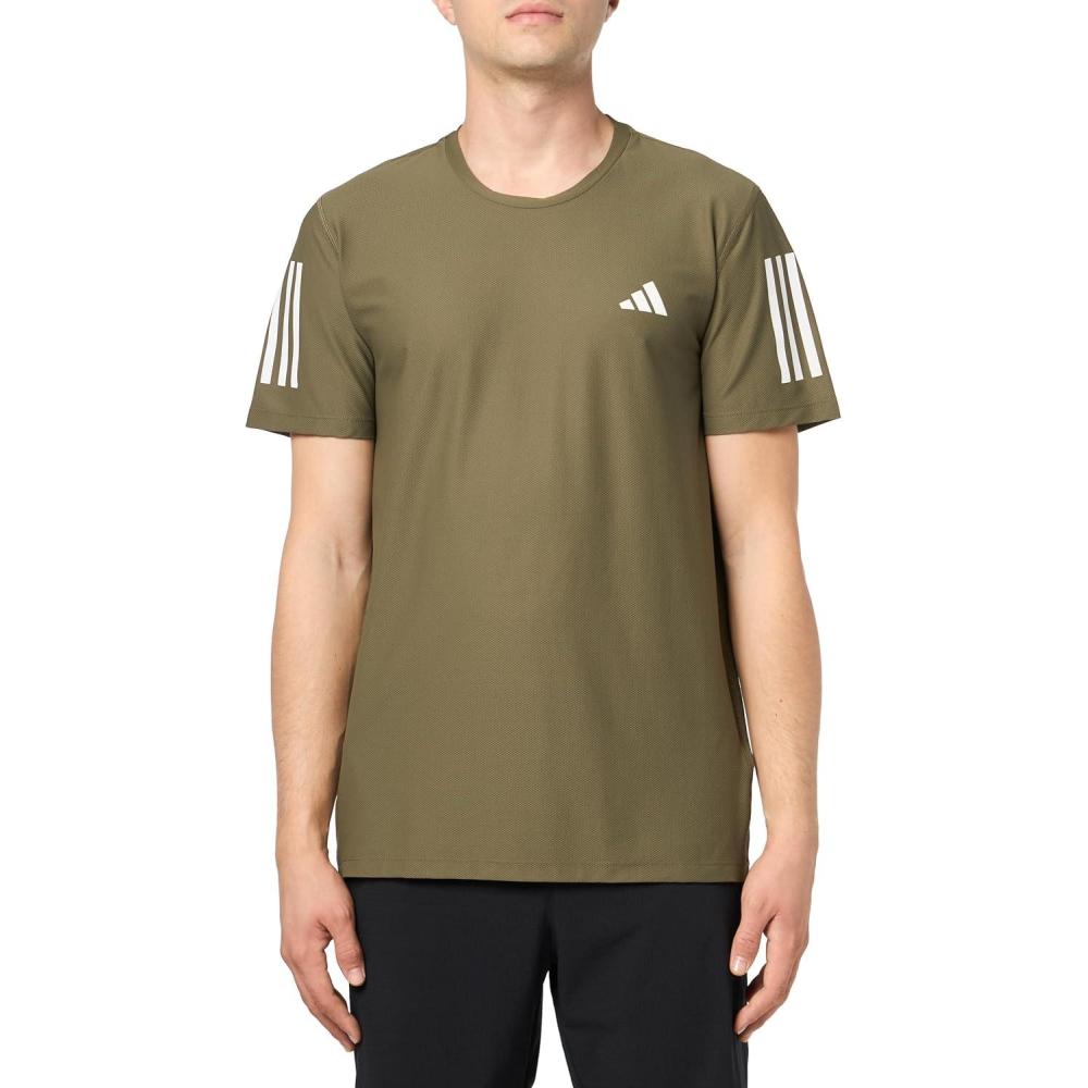 imageadidas Mens Own The Run TShirtOlive Strata