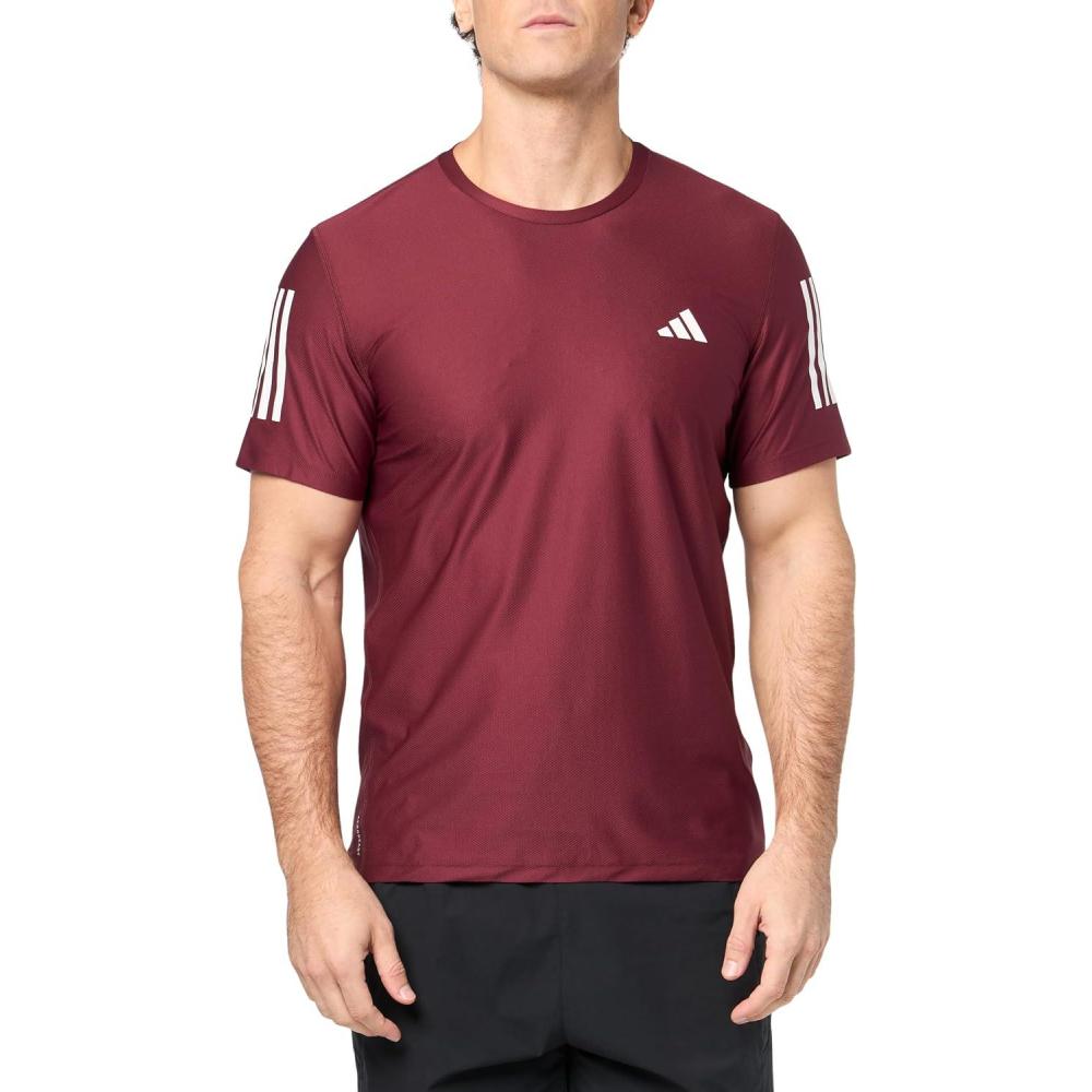 imageadidas Mens Own The Run TShirtShadow Red
